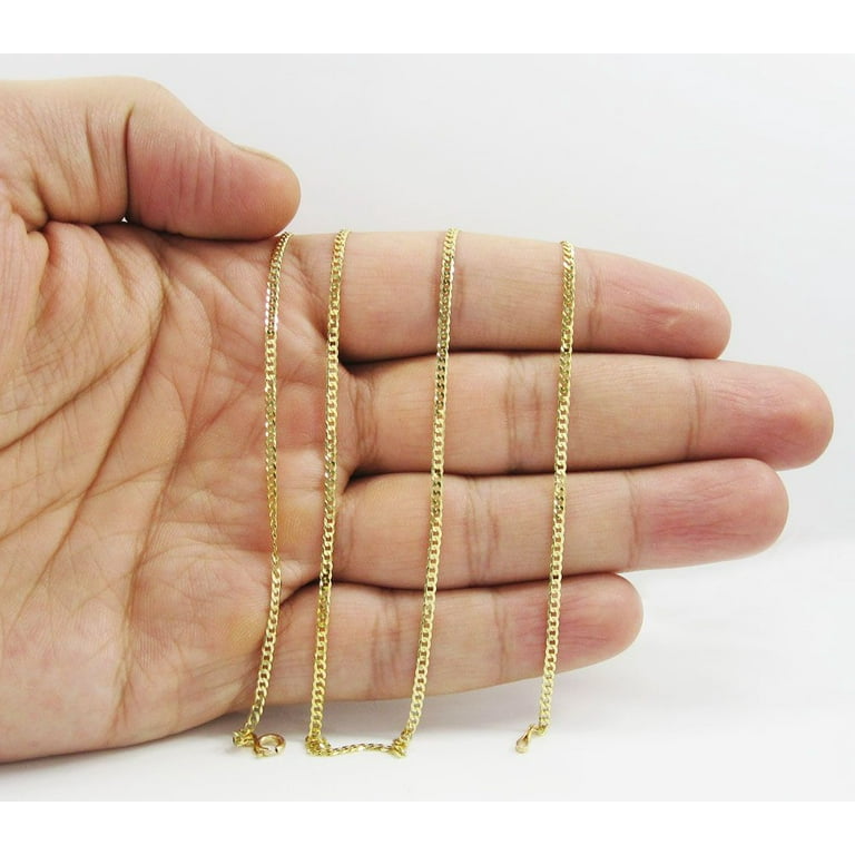 Jawa Fashion 14k Yellow Gold Mens Womens 2.7mm Double Link Rope Chain Necklace Jawa Fashion 14k Yellow Gold Mens Womens 2.7mm Double Link Rope Chain Necklace